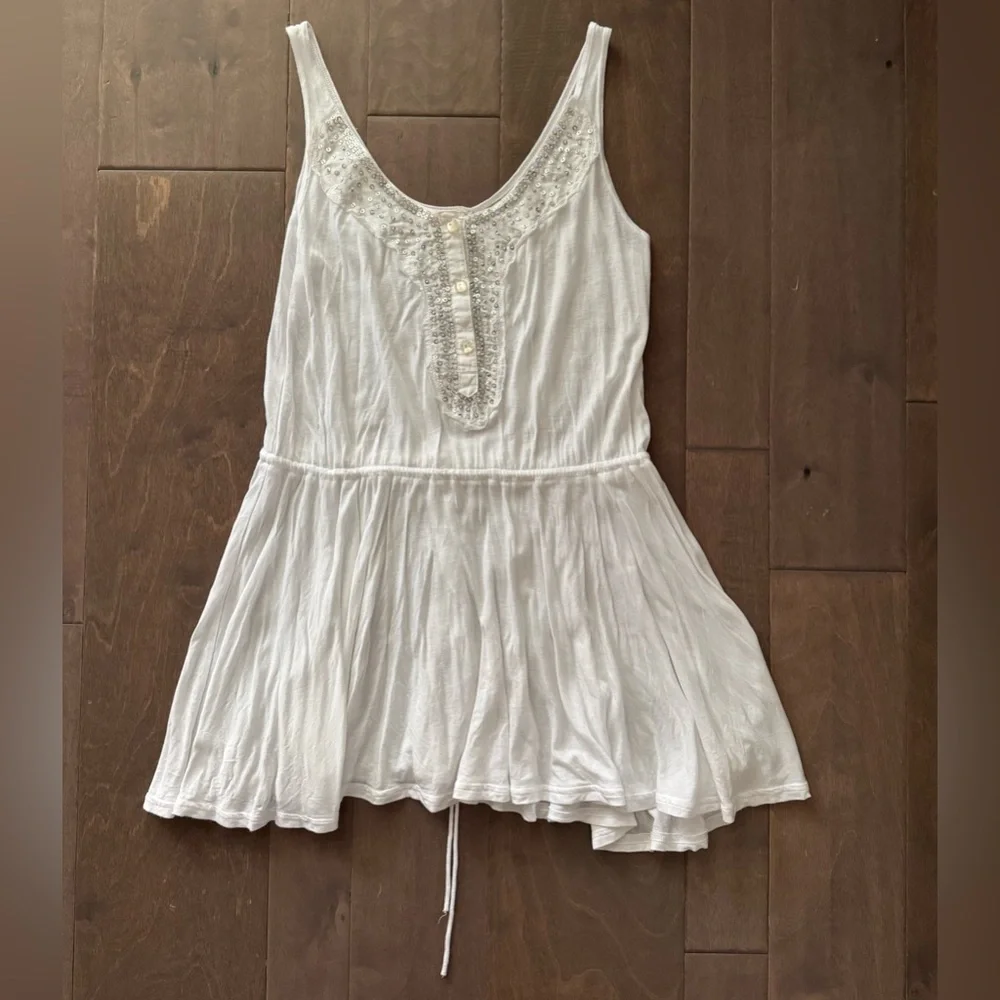 Free People Beach Sequin Tank/Tunic